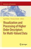 Visualization and Processing of Higher Order Descriptors for Multi-Valued Data