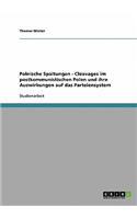 Polnische Spaltungen - Cleavages im postkommunistischen Polen und ihre Auswirkungen auf das Parteiensystem