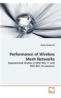 Performance of Wireless Mesh Networks