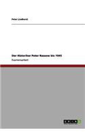 Der Historiker Peter Rassow bis 1945