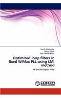 Optimized loop filters in fixed WiMax PLL using LMI method