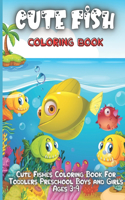 Cute Fish Coloring Book