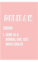 Delilah Same as a normal girl just much cooler