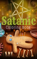 Satanic Coloring Book: Black Bible Book Of Satanic Cults Rituals Attacks Including Motives Of Death Necromancy Devil Occult Black Goat Witch And Others