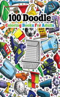 100 Doodle Coloring Book For Adults