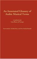 An Annotated Glossary of Arabic Musical Terms: (English)