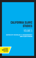 California Slavic Studies, Volume V