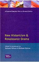New Historicism and Renaissance Drama