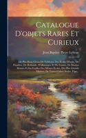 Catalogue D'objets Rares Et Curieux