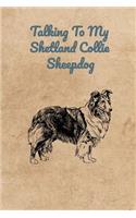 Talking To My Shetland Collie Sheepdog