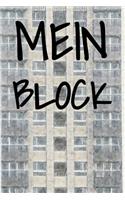 Mein Block: Lustiges Kariertes Retro Graffiti Notizbuch für Freunde Kollegen Schüler Student Kumpel Geburtstag Geschenk Weihnachten I z.B. als cooles Mathebuch 