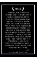 Cuaderno De Notas con Oración del Credo
