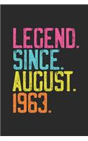 Legend Since August 1963