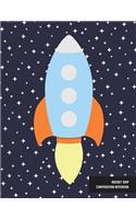 Rocket Ship Composition Notebook