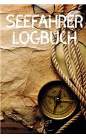 Seefahrer Logbuch: Notizbuch, Planer oder Tagebuch für Schiffskapitäne und Seefahrer - Seekarte Kompass Design - 110 linierte Seiten im praktischen A5 Format