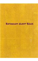 Bathroom Guest Book