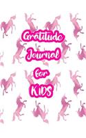 Gratitude Journal for Kids: 5-Minute Daily Diary of Positivity with Cute Unicorn Matte Cover Design Notebook Prompts to Write In Per Day - Perfect Gift for Girls, Boys, Teens, 