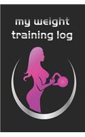 My Weight Training Log