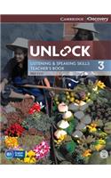 Unlock Level 3 Listening and Speaking Skills Teacher's Book with DVD