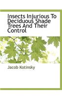 Insects Injurious to Deciduous Shade Trees and Their Control