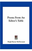 Poems from an Editor's Table