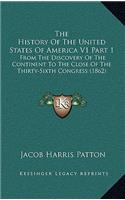 The History Of The United States Of America V1 Part 1