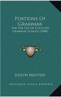 Portions Of Grammar