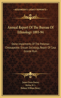 Annual Report Of The Bureau Of Ethnology 1893-94