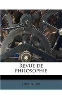 Revue de Philosophi, Volume 1901