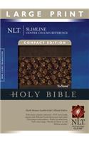 NLT Slimline Center Column Reference Bible, Compact Edition,