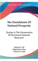 Foundations Of National Prosperity