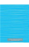 Cornell Notes Art Notebook 120 Numbered Pages