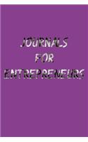 Journals For Entrepreneurs: Blank Journal Notebook To Write In