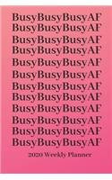 BUSY AF 2020 Planner