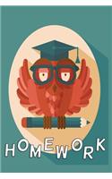 Homework Owl Notebook Version 2