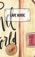 Cape Verde: Ruled Travel Diary Notebook or Journey Journal - Lined Trip Pocketbook for Men and Women with Lines
