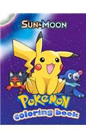 Sun & Moon POKEMON coloring book: for kids ages 3-9