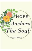 Hope Anchors the Soul Hebrews 6