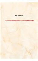 Marble Notebook: Yellow Marble Composition Book With Red Line Journal Diary For School Girls Boys For Writing Notes