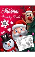 Christmas Activity Book For Kids Ages 4-8