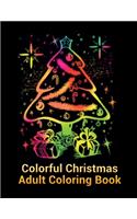 Colorful Christmas Adult Coloring Book