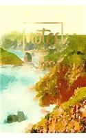 Notes: Water Color Cover Design Composition Notebook College Ruled 6x9 for School. Journal, Diary, Planner