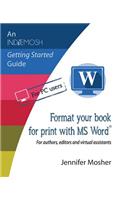 Format your book for print with MS Word(R)