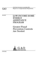 Low-Income Home Energy Assistance Program?