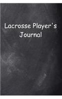 Lacrosse Player's Journal Chalkboard Design: (Notebook, Diary, Blank Book)