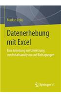 Datenerhebung mit Excel