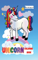 Unicorn Coloring Book for Kids Ages 4-8