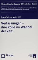 Verfassungen - Ihre Rolle Im Wandel Der Zeit