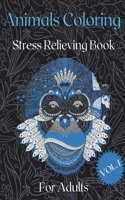 Animals Coloring Book for Adults