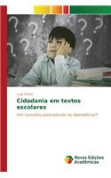 Cidadania em textos escolares